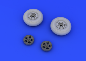 Eduard 648119 Spitfire wheels - 5 spoke, smooth tire 1/48 (EDUARD) – imagen 4