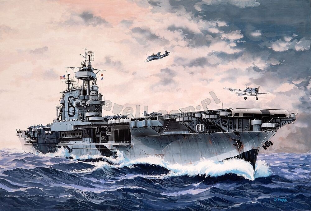 Revell 65824 USS Enterprise CV-6 Model Set 1/1200 – Bild 3