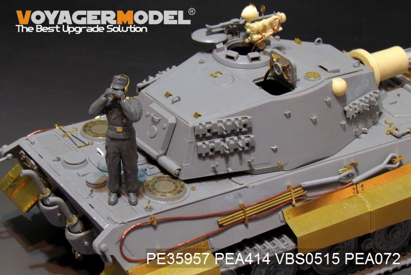 Voyager Model PE35957 WWII German King Tiger (Hensehel Turret) For HOBBYBOSS 84533 1/35 – imagen 7
