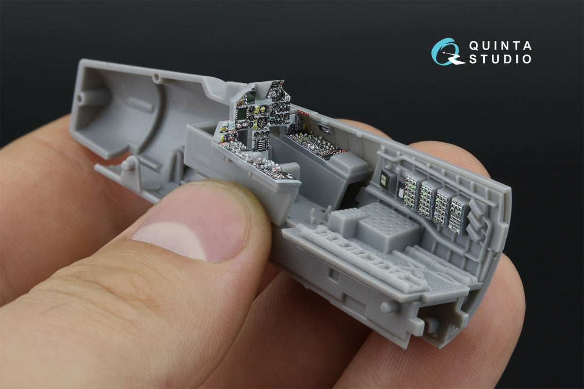 Quinta Studio QD72187 F-15C Late/J Late 3D-Printed &amp;amp; coloured Interior on decal paper (Fine Molds) 1/72 – Bild 11