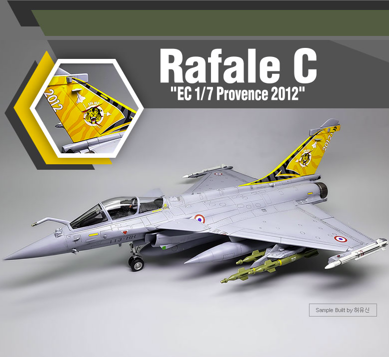 Academy 12346 Rafale C &amp;quot;EC 1/7 Provence 2012&amp;quot; 1/48 – imagen 4