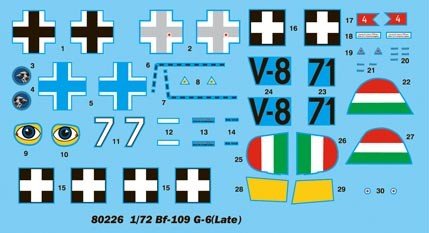Hobby Boss 80226 Bf109 G-6 (late) 1/72 – Bild 2