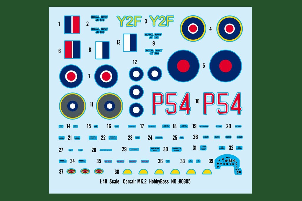Hobby Boss 80395 Corsair MK.2 1/48 – imagen 4