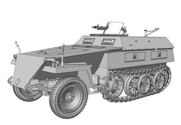 Das Werk DW35029 le.SPW Sd.Kfz.250/1 Ausf.B (neu) 1/35 – Bild 4
