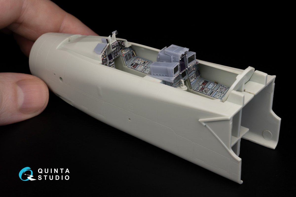 Quinta Studio QD+48263 Tornado GR.4 3D-Printed &amp;amp; coloured Interior on decal paper (Revell) (with 3D-printed resin parts) 1/48 – immagine 13