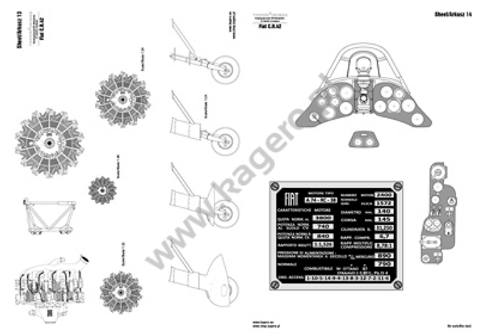Kagero 7102 Fiat C.R. 42 EN/PL – Bild 4