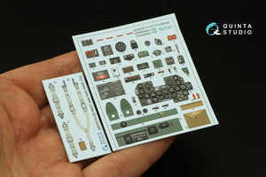 Quinta Studio QD32187 P-47D Thunderbolt Bubbletop (Late) 3D-Printed coloured Interior on decal paper (Trumpeter) 1/32 – Bild 3