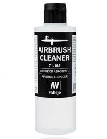 Vallejo 71199 Nettoyant pour aérographe - liquide de nettoyage pour aérographe 200 ml