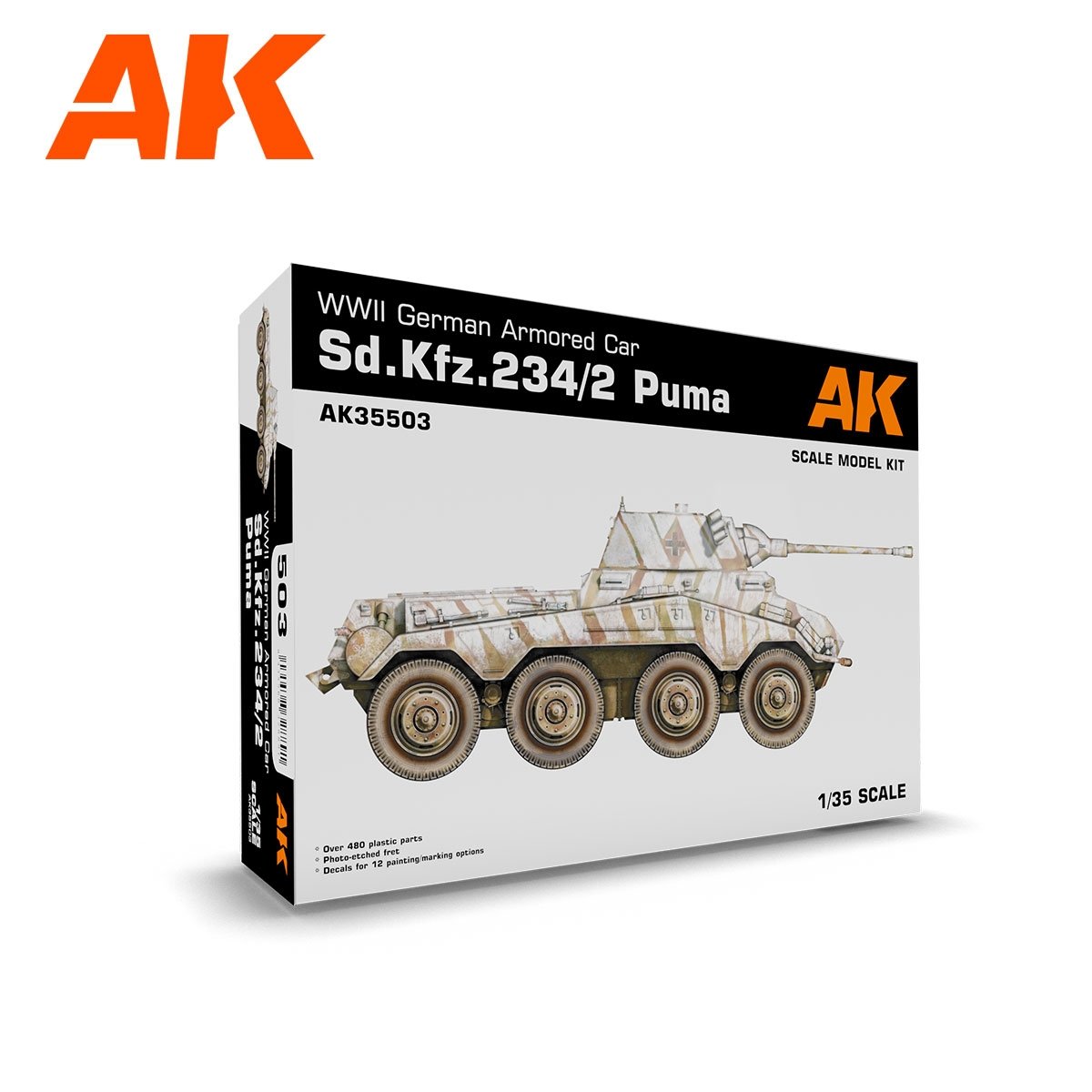 AK Interactive AK35503 SD.KFZ.234/2 PUMA 1/35 