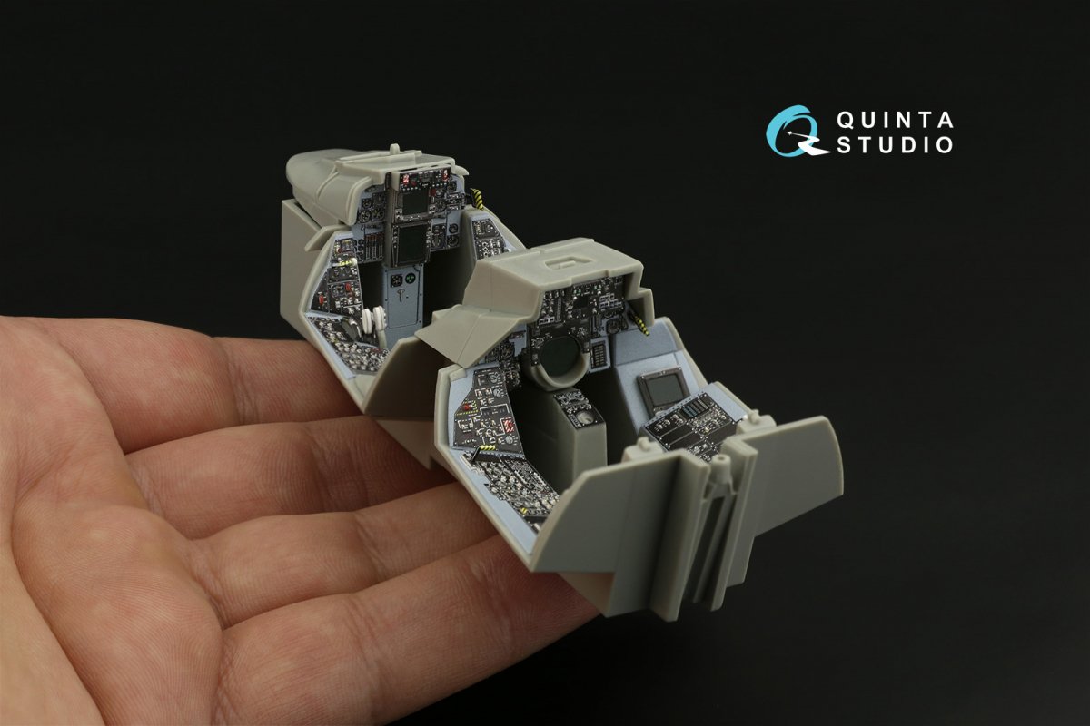 Quinta Studio QDS-32098 F-14A 3D-Printed &amp;amp; coloured Interior on decal paper ( Trumpeter ) (Small version) 1/32 – imagen 6