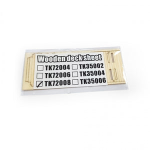 T-Model TK72008 Wooden Deck Sheet for German 80T SSyms Schwerer Platormwagen 1/72 – zdjęcie 2