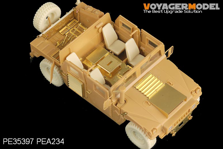 Maquette Voyager PEA234, famille Humvee USMC moderne, sièges à dossier haut avec ceintures de sécurité (4 CHOIX) (POUR BRONCO) 1/35 – image 2