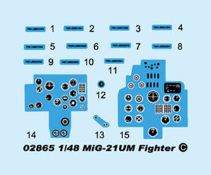 Trumpeter 02865 MiG-21UM Mongol B 1/48 – imagen 6