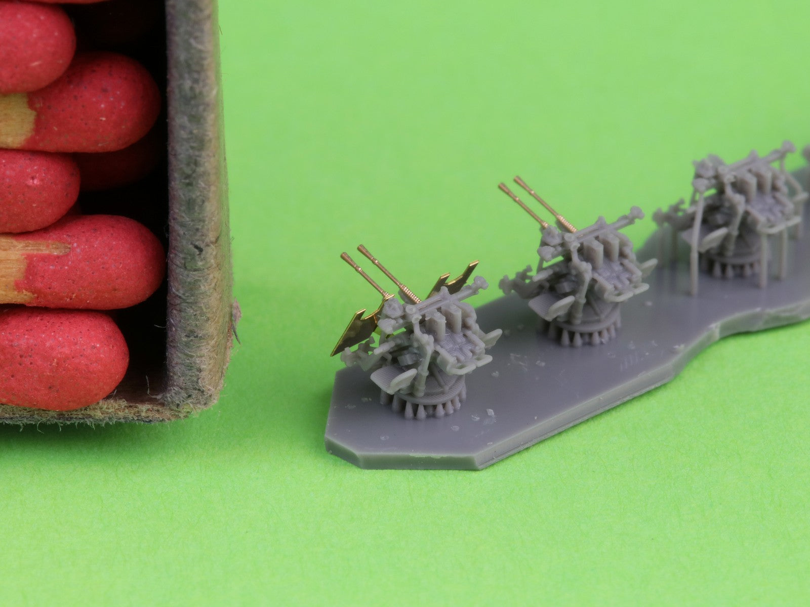 Master SM-350-123 IJN Type 96 25mm - PODWÓJNA podstawa - późna z celownikiem mechanicznym &amp;quot;Le Prieur&amp;quot; (6 szt.) 1/350 – image 4