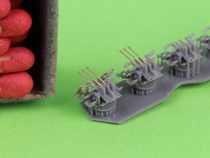 Master SM-350-124 IJN Type 96 25mm - POTRÓJNA podstawa - wczesna z celownikiem pierścieniowym (6 szt.) 1/350 – imagen 4