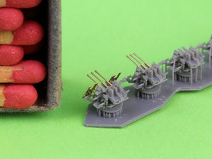 Master SM-350-125 IJN Type 96 25mm - POTRÓJNA podstawa - późna z celownikiem mechanicznym &amp;quot;Le Prieur&amp;quot; (6 szt.) 1/350 – image 4