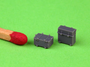 Master SM-200-015 IJN Type 96 25mm - Skrzynki amunicyjne - dwa typy (12+12 szt.) 1/200 – immagine 3