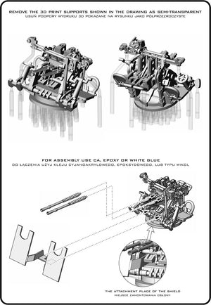 Master SM-350-123 IJN Type 96 25mm - PODWÓJNA podstawa - późna z celownikiem mechanicznym &amp;quot;Le Prieur&amp;quot; (6 szt.) 1/350 – image 7