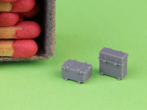 Master SM-200-015 IJN Type 96 25mm - Skrzynki amunicyjne - dwa typy (12+12 szt.) 1/200 – immagine 5