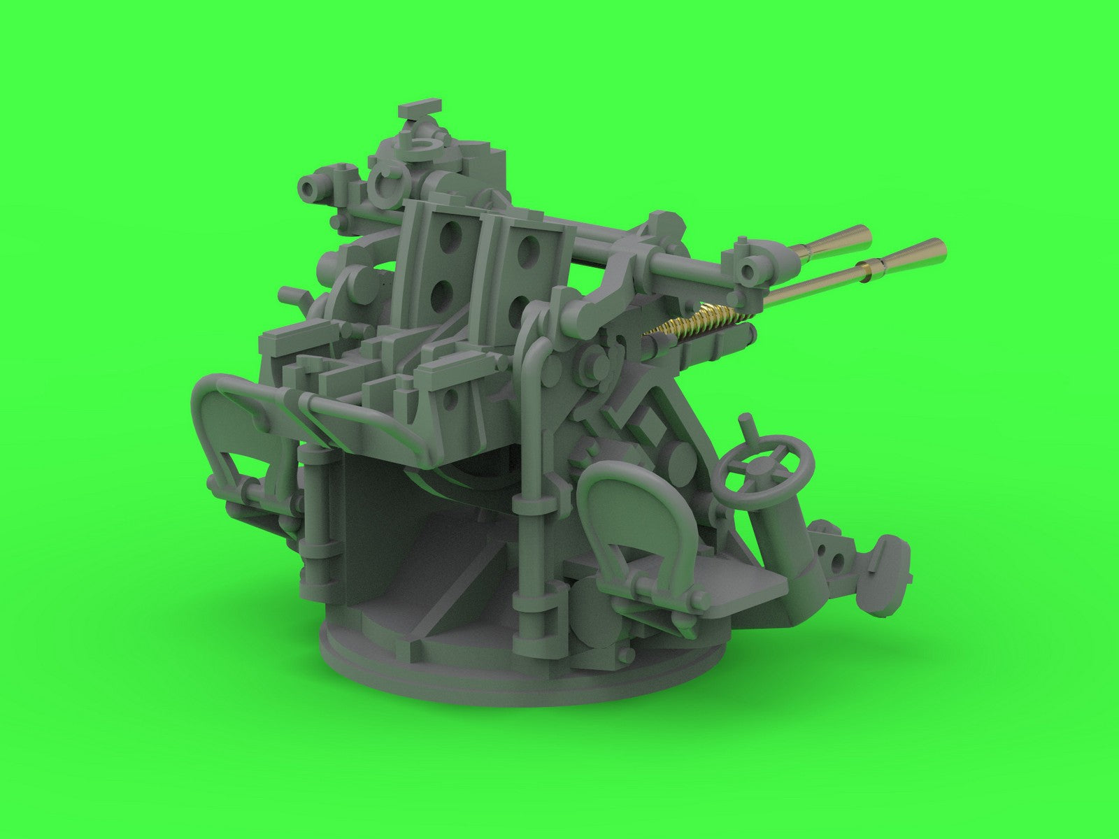 Master SM-200-012 IJN Type 96 25mm - PODWÓJNA podstawa - późna z celownikiem mechanicznym &amp;quot;Le Prieur&amp;quot; (4 szt.) 1/200 – image 10