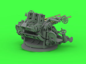 Master SM-200-013 IJN Type 96 25mm - POTRÓJNA podstawa - wczesna z celownikiem pierścieniowym (4 szt.) 1/200 – Bild 10