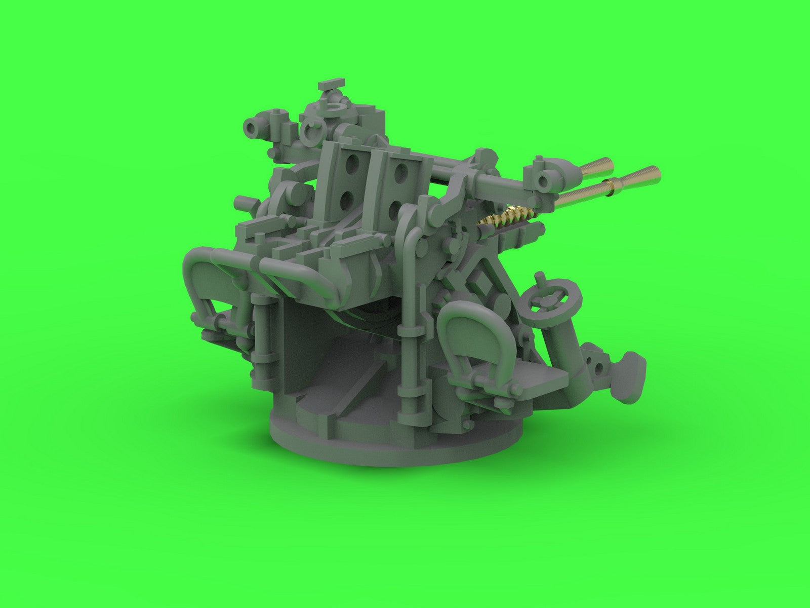 Master SM-350-123 IJN Type 96 25mm - PODWÓJNA podstawa - późna z celownikiem mechanicznym &amp;quot;Le Prieur&amp;quot; (6 szt.) 1/350 – image 10