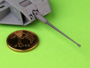 Master GM-72-049 KTO Rosomak - lufa działa 30mm ATK Mk 44 (Bushmaster II) wraz z żywicznym jarzmem (do modelu IBG) 1/72 – zdjęcie 9
