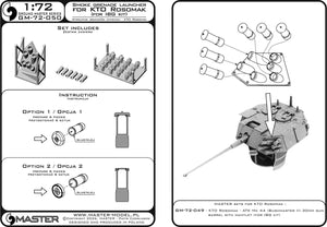 Master GM-72-050 KTO Rosomak - wyrzutnia granatów dymnych (do modelu IBG) 1/72 – imagen 9