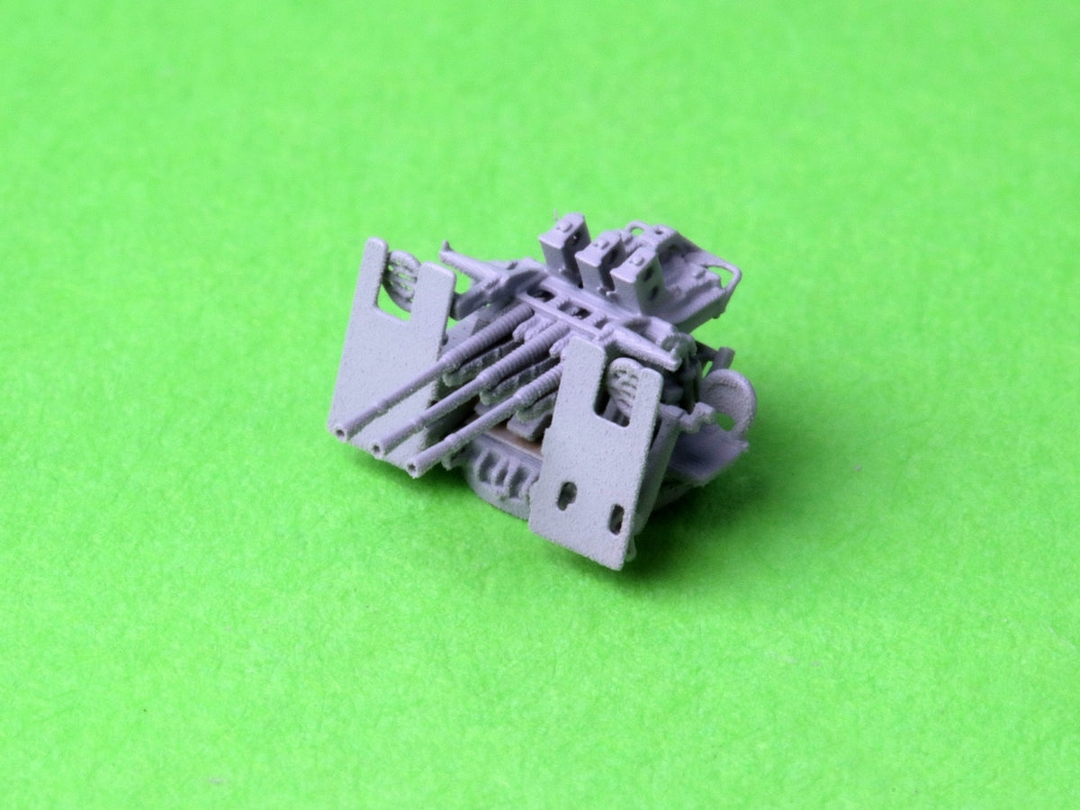Master SM-350-124 IJN Type 96 25mm - POTRÓJNA podstawa - wczesna z celownikiem pierścieniowym (6 szt.) 1/350 – imagen 14