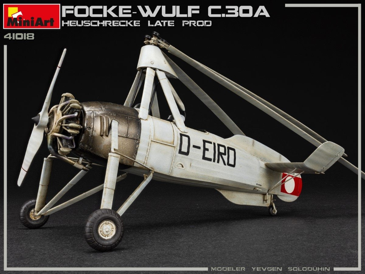 MiniArt 41018 FOCKE-WULF FW C.30A HEUSCHRECKE. PROD TARDIVE 1/35 – image 8