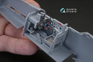 Quinta Studio QD32066 Ki-61-I 3D-Printed &amp;amp; coloured Interior on decal paper (for Hasegawa kit) 1/32 – immagine 6