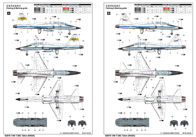 Trumpeter 02878 T-38C Talon NASA – immagine 3