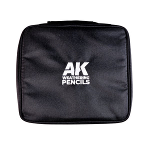 AK Interactive AK110050 WEATHERING PENCILS FULL RANGE CLOTH CASE WITH A ZIPPER