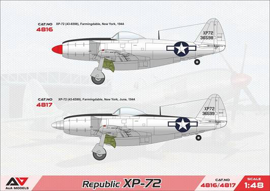 A&amp;amp;A Models 4816 Republic XP-72 1/48 – image 2