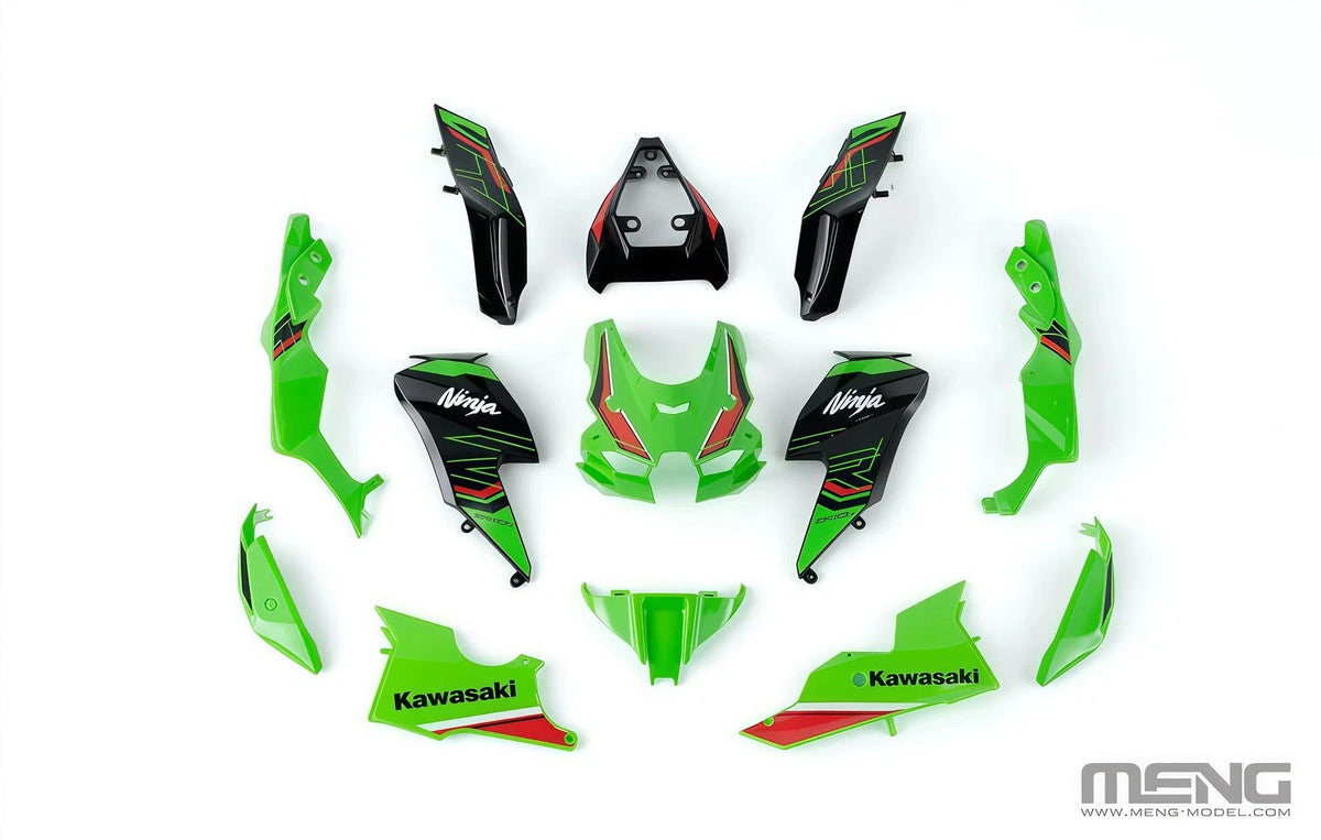 Meng MT-007T Kawasaki Ninja ZX-10T KRT Edition (Pre-Colored Edition) 1/9 – image 4