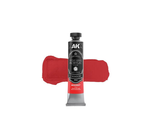 AK Interactive AKAD027 Artist Dense Acrylic - Crimson