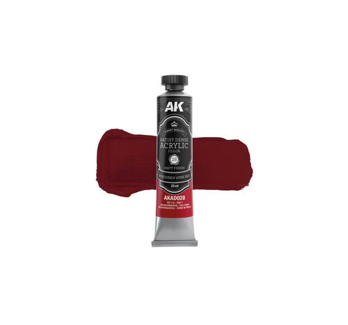 AK Interactive AKAD028 Artist Dense Acrylic - Burgundy Wine Red