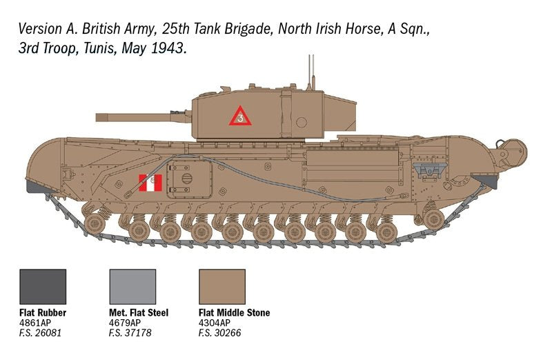 Italeri 7083 Churchill Mk. III 1/72 – imagen 13