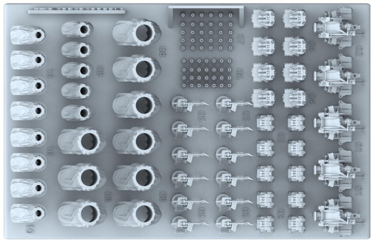 MK1 Design MS-20019 DKM Cuirassé SCHARNHORST PIÈCES D&amp;#39;ARMEMENT pour Trumpeter 1/200 – image 2