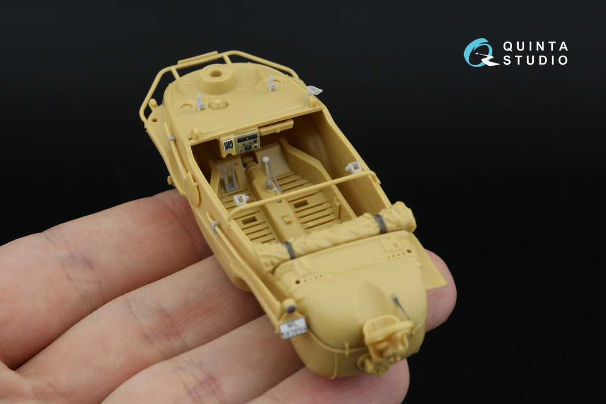 Quinta Studio QD+48553 Schwimmwagen type 166 3D-Printed &amp;amp; coloured Interior on decal paper (Tamiya) (with 3D-printed resin parts) 1/48 – imagen 12