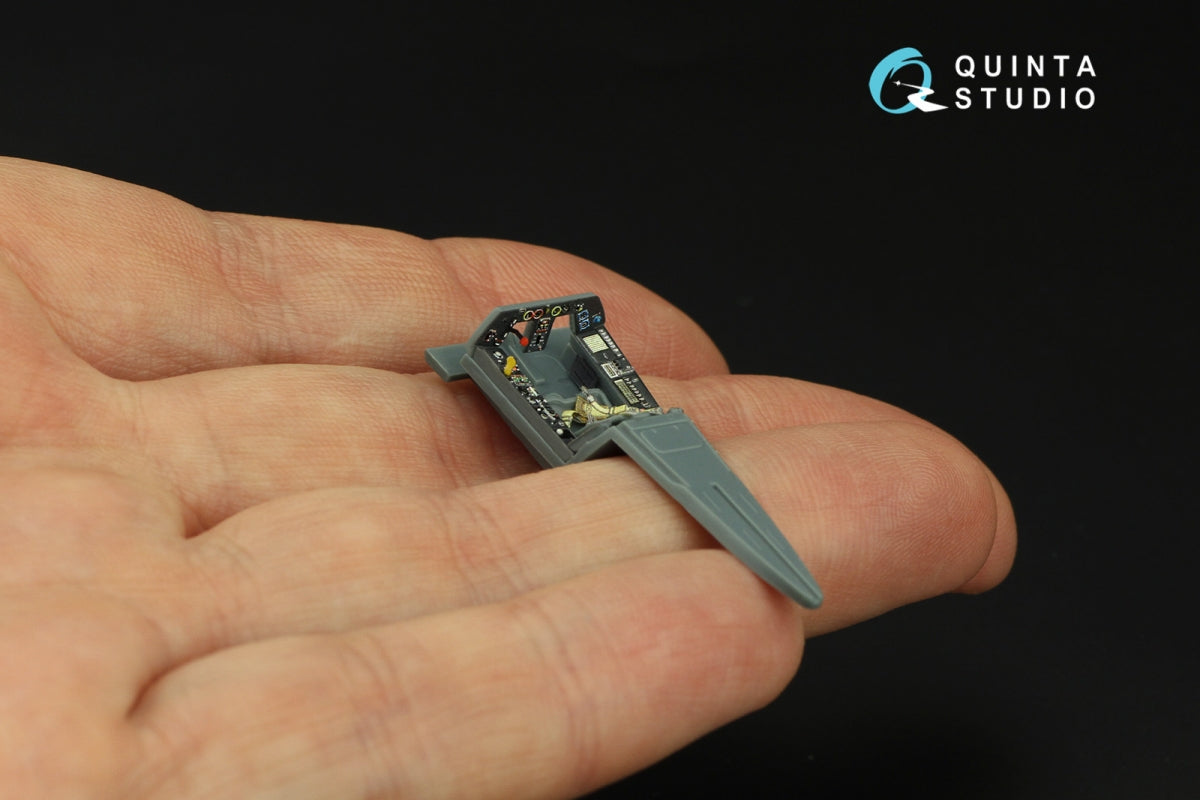 Quinta Studio QD72044 Fw 190A-5 3D-Printed &amp;amp; coloured Interior on decal paper (Eduard) 1/72 – immagine 5