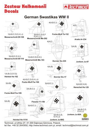 Techmod 32003 - German WWII Swastikas 1/32 – immagine 2