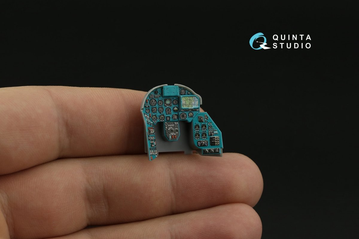 Quinta Studio QD48356 Mi-24D 3D-Printed &amp;amp; coloured Interior on decal paper (Trumpeter) 1/48 – imagen 9