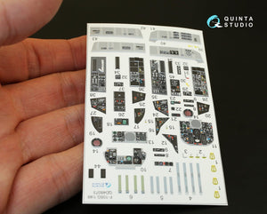 Quinta Studio QD48073 F-105G 3D-Printed &amp;amp; coloured Interior on decal paper (for HobbyBoss kit) 1/48 – imagen 4