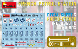 MiniArt 35616 FRENCH PETROL STATION 1930-40S 1/35 – imagen 2