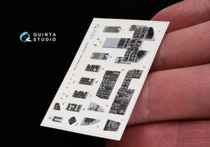 Quinta Studio QD48038 F-15A 3D-Printed &amp;amp; coloured Interior on decal paper (for GWH kit) 1/48 – imagen 6