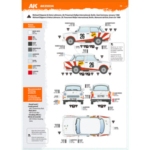 AK-Interactive 35034-A Trabi 601 Rallye with Rallye Driver Figure 1/35 – immagine 8