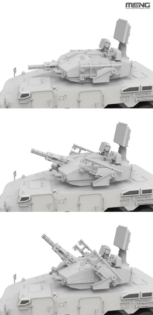 Meng 72-018 Chinese PLB625 AA Gun &amp;amp; Missile Integrated Weapon System 1/72 – immagine 5