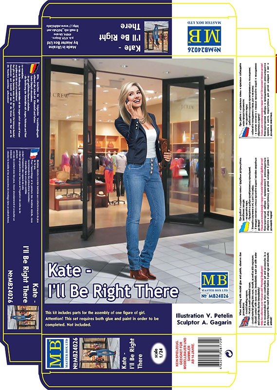 Master Box 24026 Dangerous Curves Series. Kate - I&amp;#39;ll Be Right There 1/24 – imagen 3