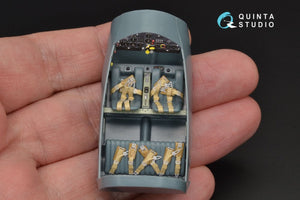 Quinta Studio QD48125 Bf108 3D-Printed &amp;amp; coloured Interior on decal paper (Eduard) 1/48 – imagen 2